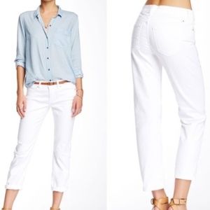 Lucky Brand White Cropped Jeans